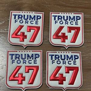 Official Trump Force 47 Campaign Exclusive Patch Donald J Trump Rare Collectible